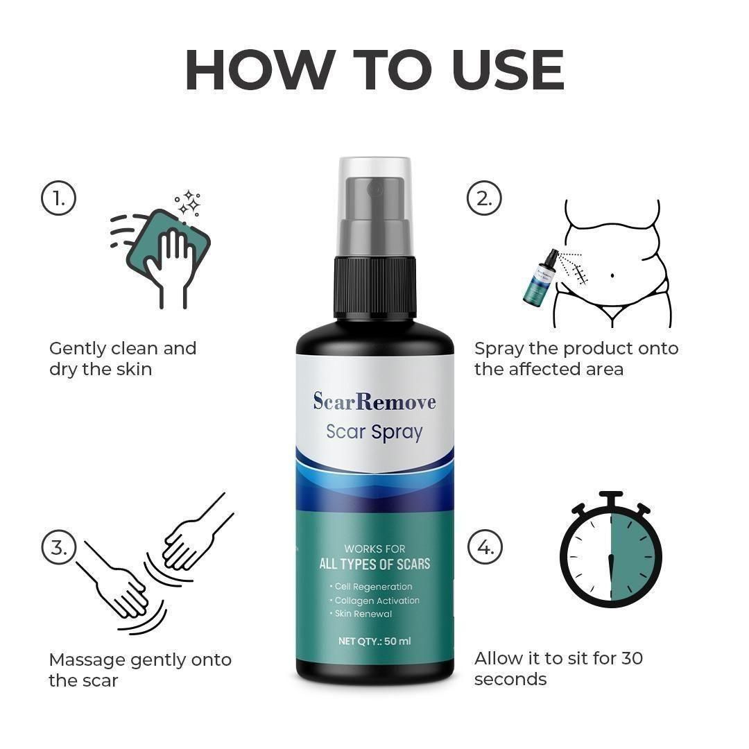 Scar Removal Spray 50ml Pack Of 2