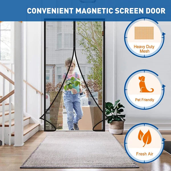 Magic Home Magnetic Foldable Anti Mosquito Door Curtains 🦟❌