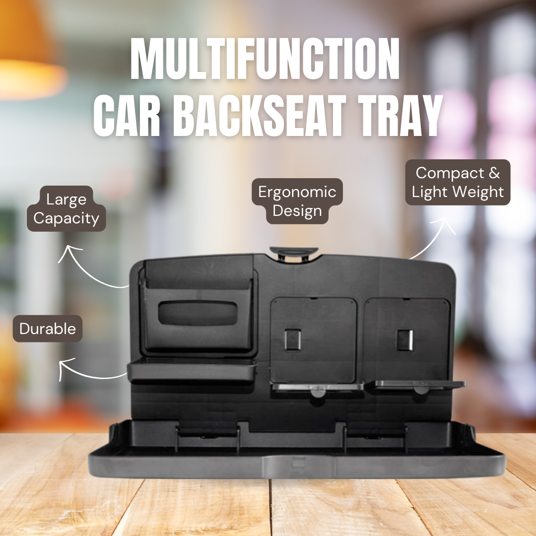 Large Size Multifunctional Car Back Seat Tray- Fit for all cars (🔥Buy 1 Get 1 Free🔥)