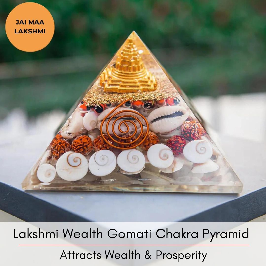 💎 Crystal Lakshmi Wealth Gomati Chakra Pyramid 💰