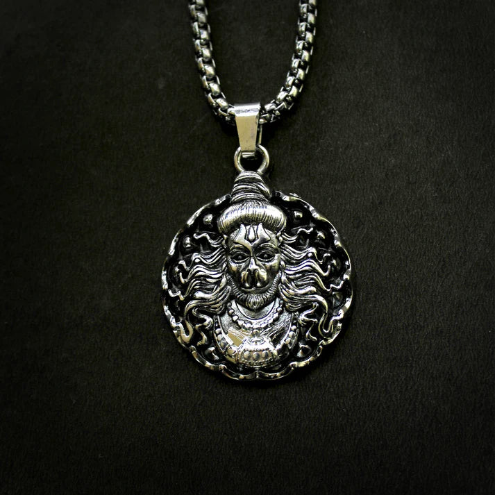 🌟 Men’s Silver Chain with Hanuman Pendant 🌟🙏 |🔥50% Off 🔥| 🏹Jai shree Ram🏹|