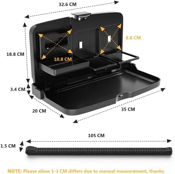 Large Size Multifunctional Car Back Seat Tray- Fit for all cars (🔥Buy 1 Get 1 Free🔥)