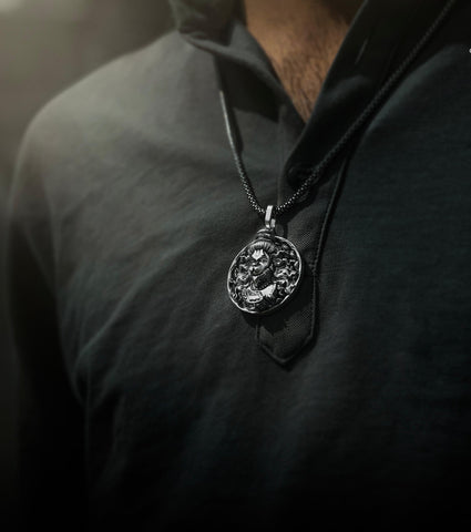 🌟 Men’s Silver Chain with Hanuman Pendant 🌟🙏 |🔥50% Off 🔥| 🏹Jai shree Ram🏹|