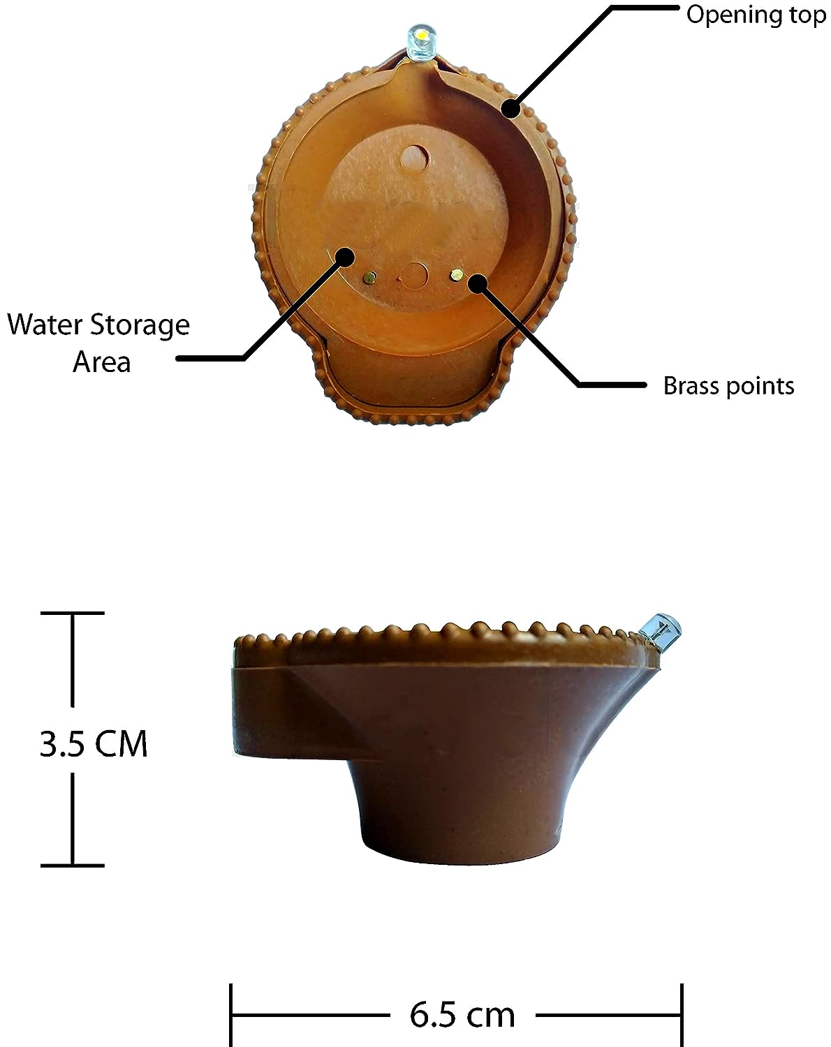 🪔LED Unbreakable - Water Sensor Diya 🪔 (Eco-Friendly)🌱