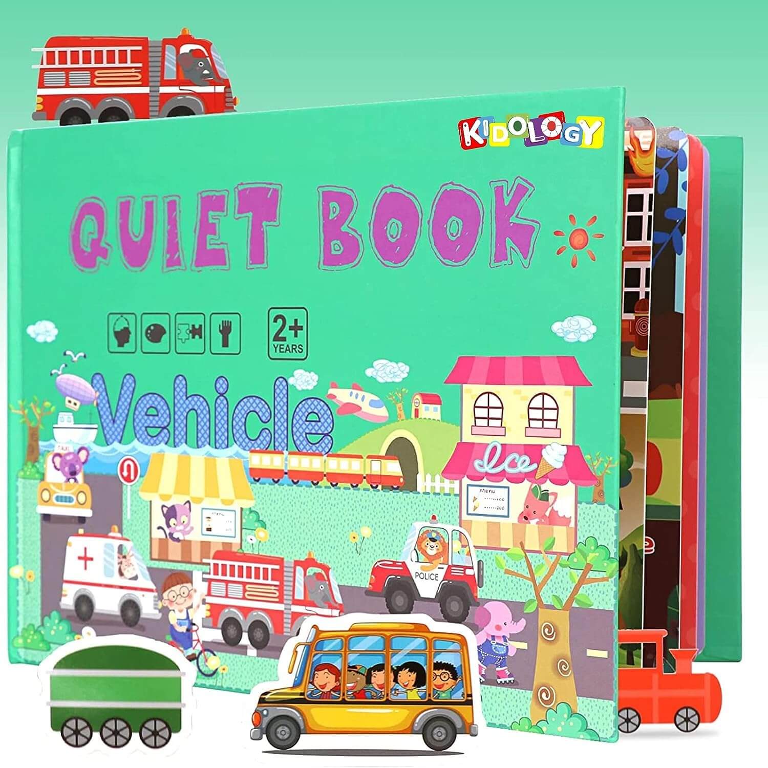 👶MONTESSORI QUIET BOOK FOR KIDS TO DEVELOP LEARNING SKILLS🪀🛝