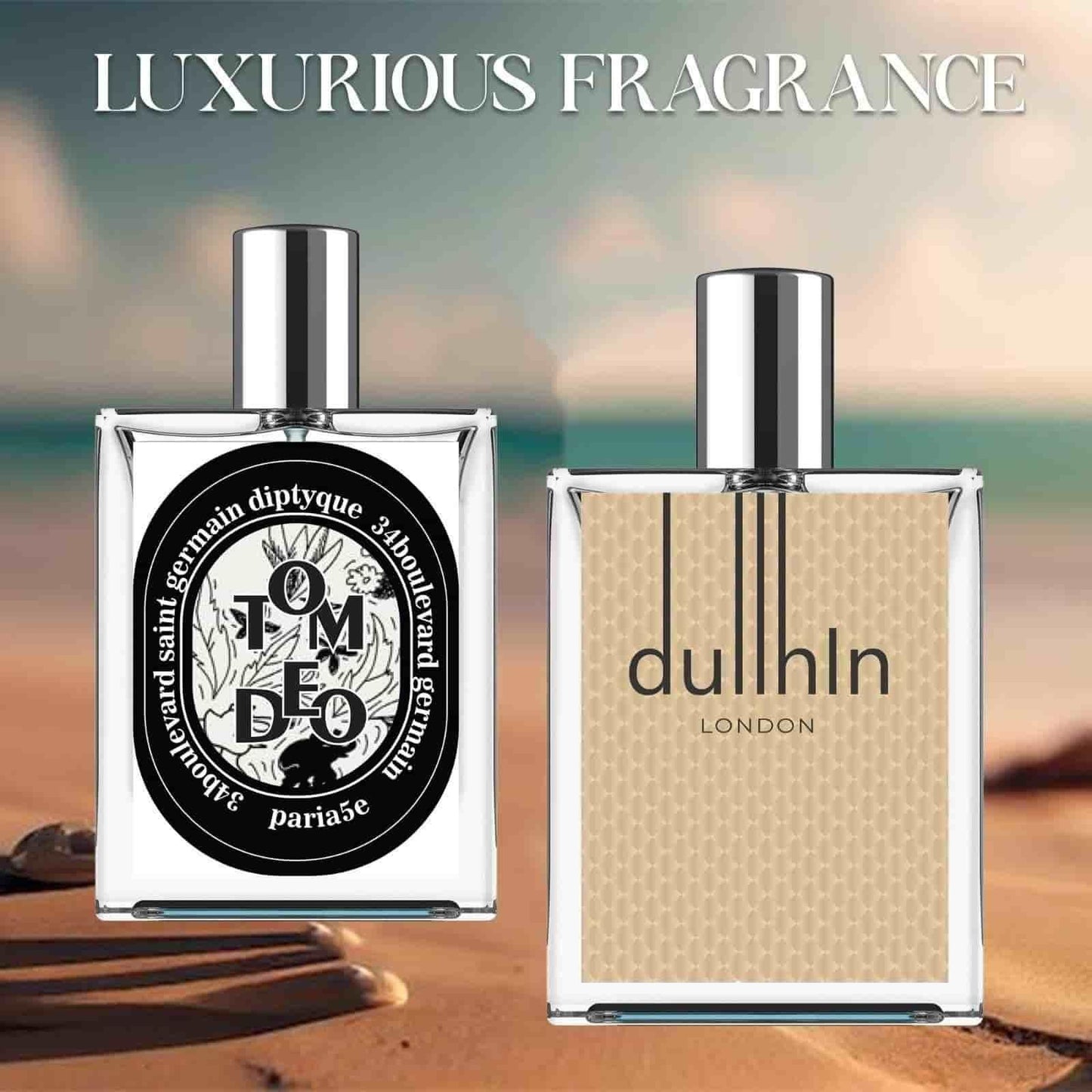 Diptyque Tam Deo & Dunhil Icon Luxurious Perfume (Pack of 2)😍