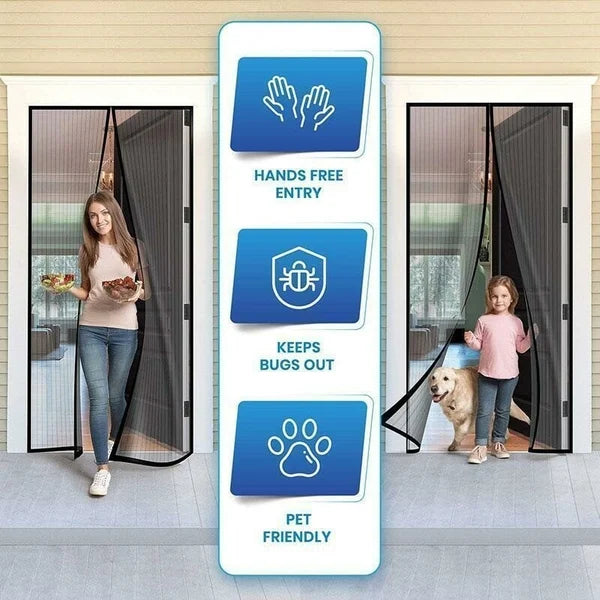 Magic Home Magnetic Foldable Anti Mosquito Door Curtains 🦟❌