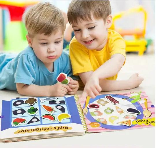 👶MONTESSORI QUIET BOOK FOR KIDS TO DEVELOP LEARNING SKILLS🪀🛝