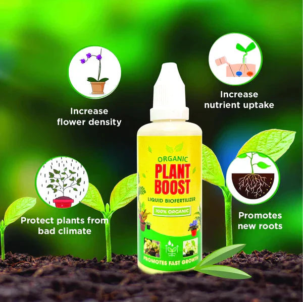 BIOPLANT™ Plant Boost Liquid Biofertilizer for All Crops,Organic (BUY 1 GET 3 FREE)