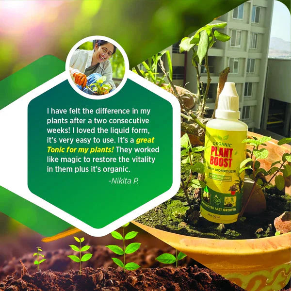 BIOPLANT™ Plant Boost Liquid Biofertilizer for All Crops,Organic (BUY 1 GET 3 FREE)