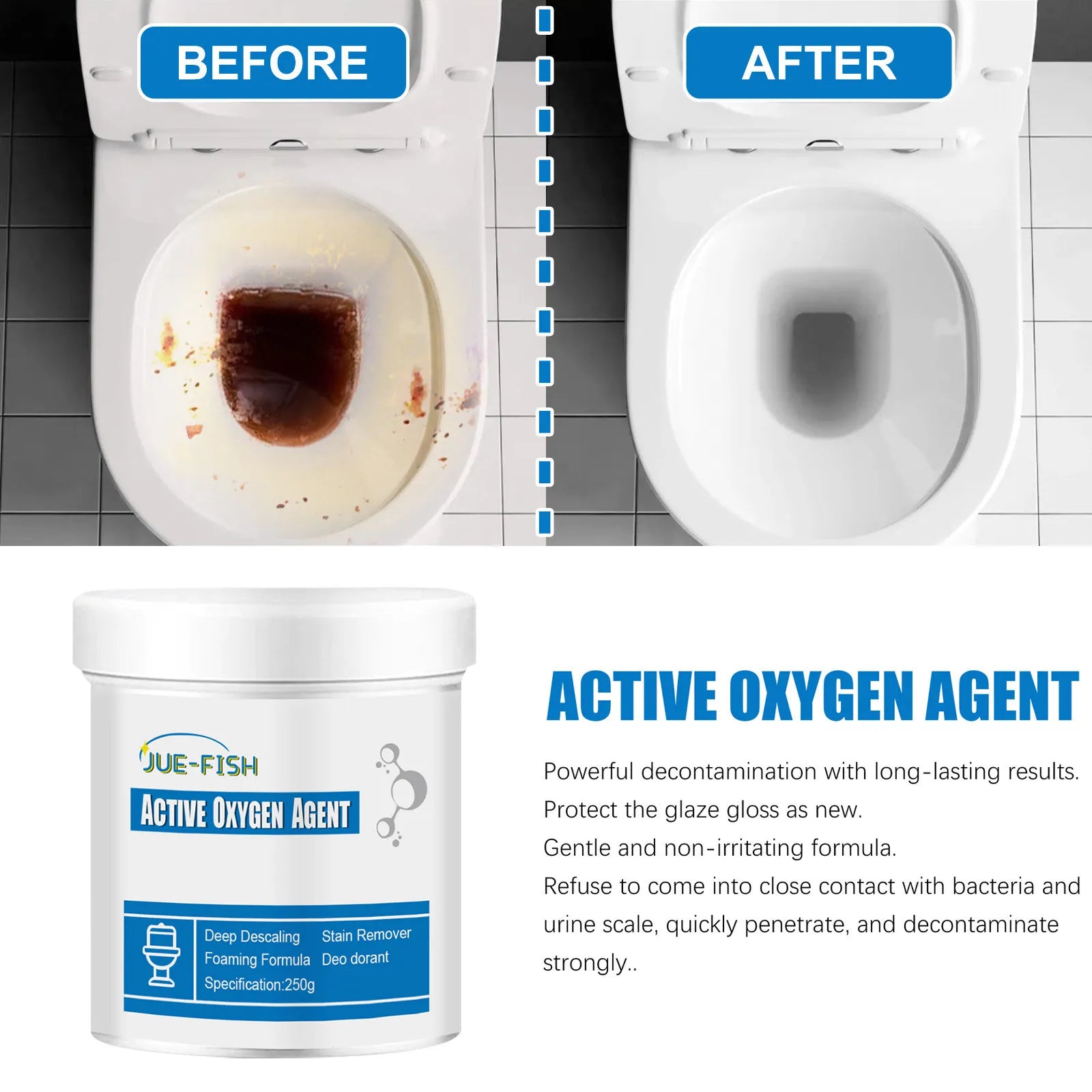 Toilet Active Oxygen Agent Buy One Get One Free 🍶✨