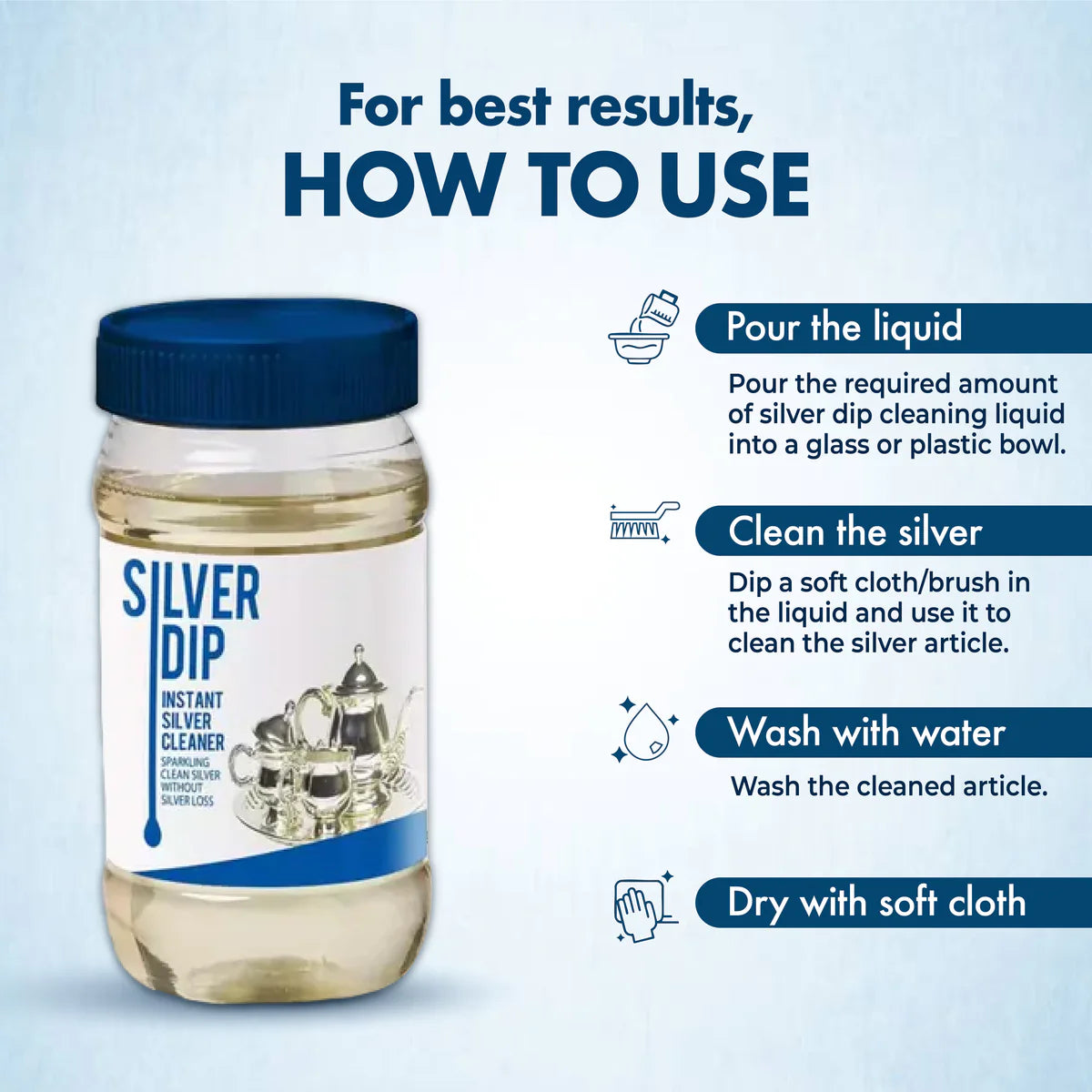 Silver Dip™ - Instant Jewellery & Silver Cleaner (Buy 1 Get 1 Free🔥) Save 67%