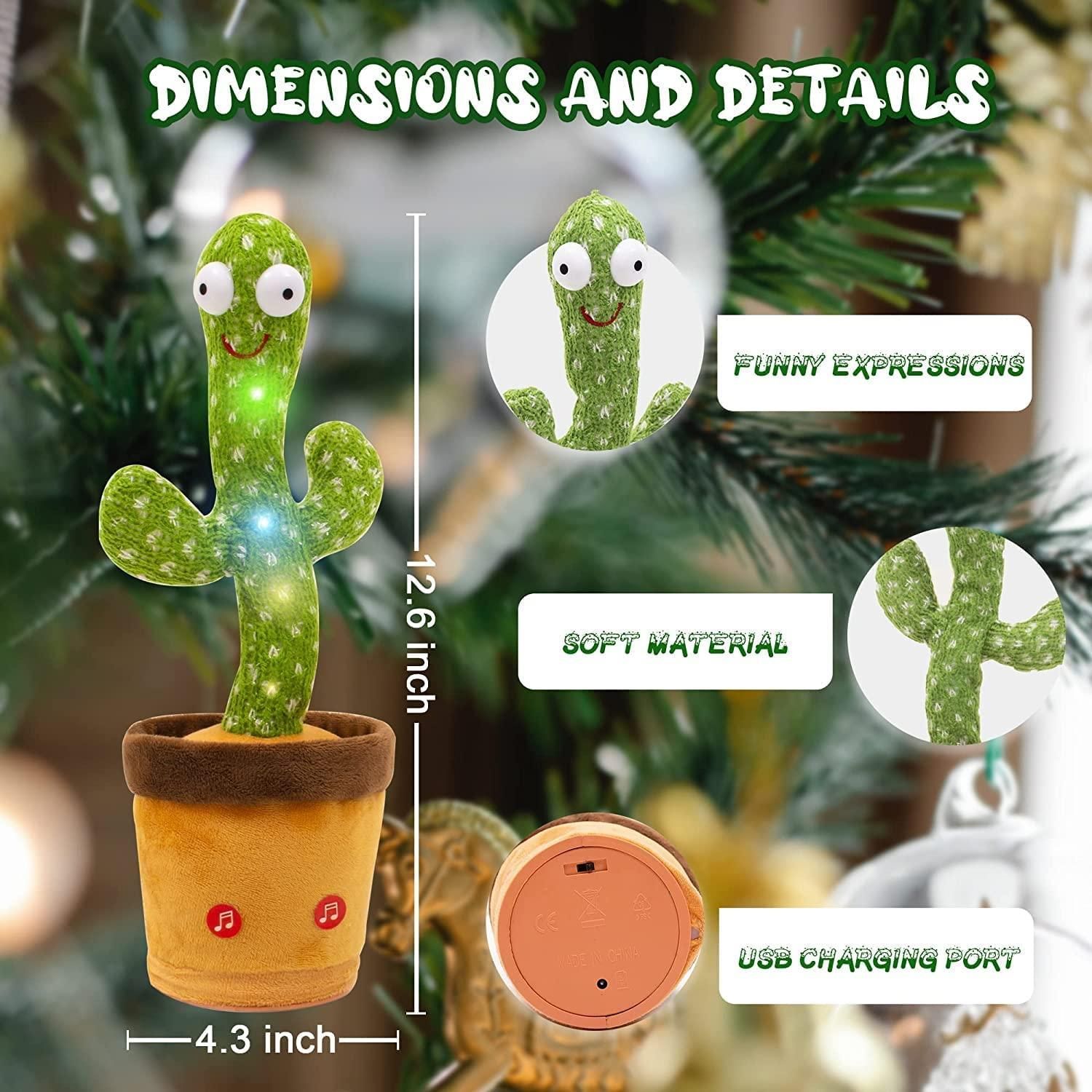 🌵 Talking & Dancing Cactus Mimicry Toy🔥(Upgraded New 2023 Edition)